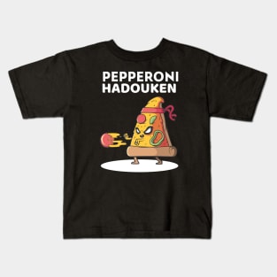 pizza pepperoni Hadouken Kids T-Shirt